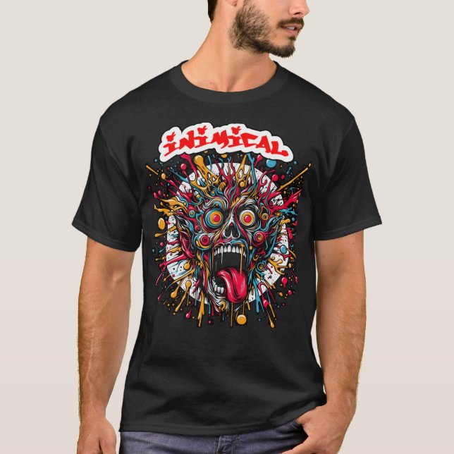 Inimic Manic T Shirt (Framsida)