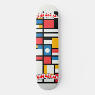 Inimic Mondrian Mini Skateboard Bräda 18,5 Cm