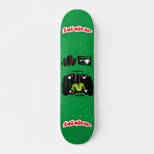Inimic Monster Ansikte Mini Skateboard Bräda 18,5 Cm