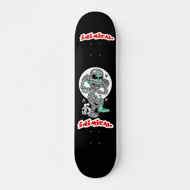 Inimic Mummy Deck Mini Skateboard Bräda 18,5 Cm (Framsida)