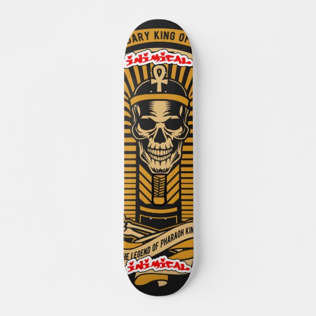 Inimic Pharaoh Kung Mini Skateboard Bräda 18,5 Cm (Framsida)