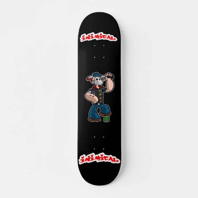 Inimic Psycho Sailor Mini Skateboard Bräda 18,5 Cm (Framsida)