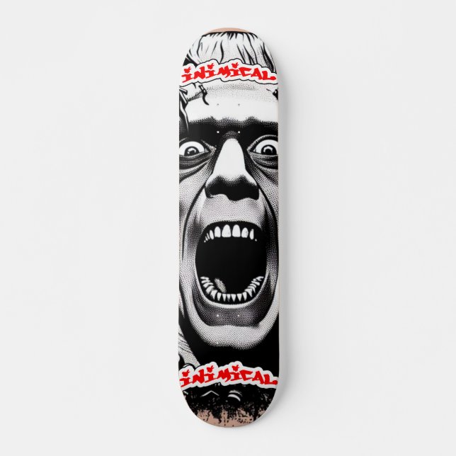 Inimic Screaming Franky Mini Skateboard Bräda 18,5 Cm (Framsida)