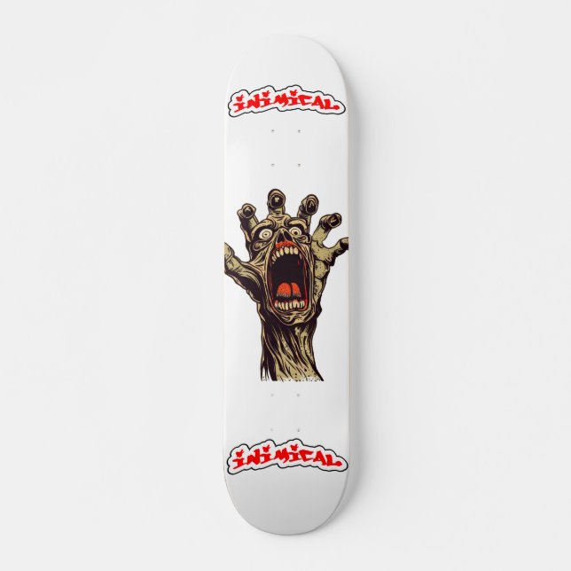 Inimic Screaming Hand Mini Skateboard Bräda 18,5 Cm (Framsida)