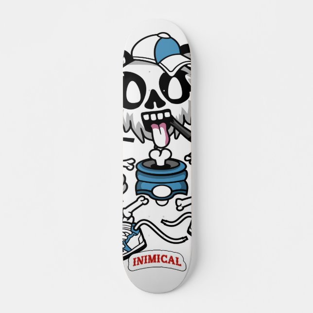 Inimic Shook Panda Mini Skateboard Bräda 18,5 Cm (Framsida)