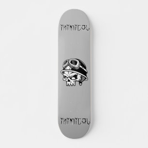 Inimic Skull Helmet Mini Skateboard Bräda 18,5 Cm
