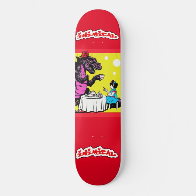 Inimic Tea Party Mini Skateboard Bräda 18,5 Cm (Framsida)
