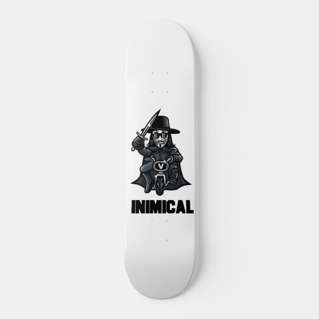 Inimic Vendetta Mini Skateboard Bräda 18,5 Cm (Framsida)