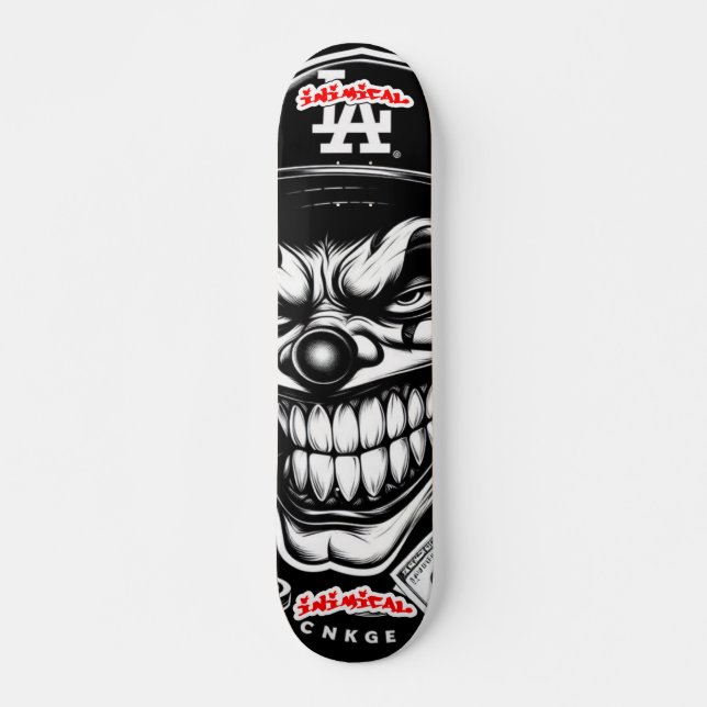 Inimic Wicked Jester Mini Skateboard Bräda 18,5 Cm (Framsida)