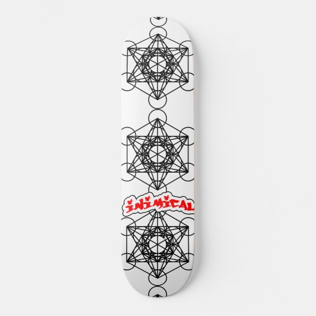 Inimik Metatrons kub Mini Skateboard Bräda 18,5 Cm (Framsida)