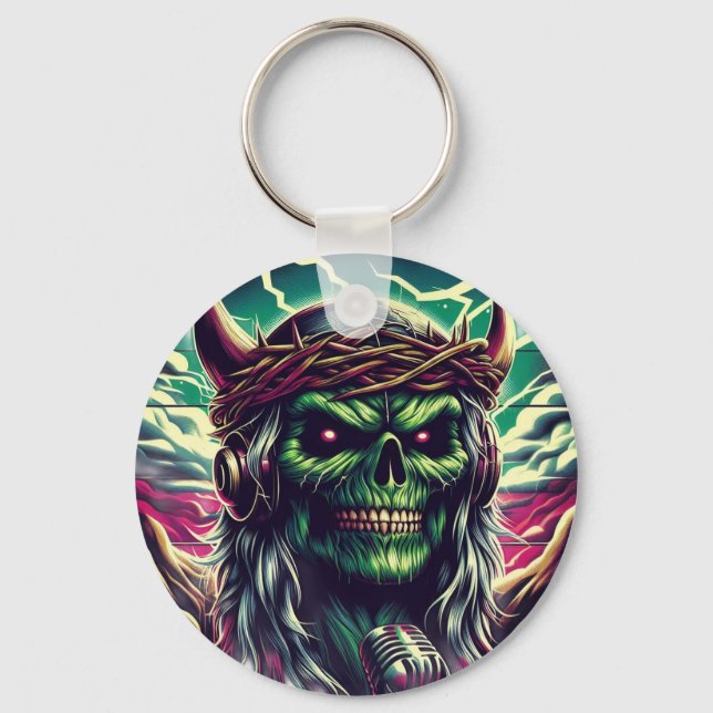 Inimique Heavy Metall Nyckelring (Framsida)