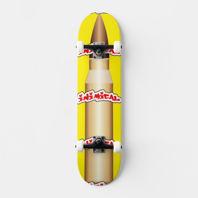 Inimisk AK-47-punkt Mini Skateboard Bräda 18,5 Cm (Framsida)