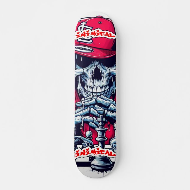 Inimisk ST. Louis Grandmaster Mini Skateboard Bräda 18,5 Cm (Framsida)