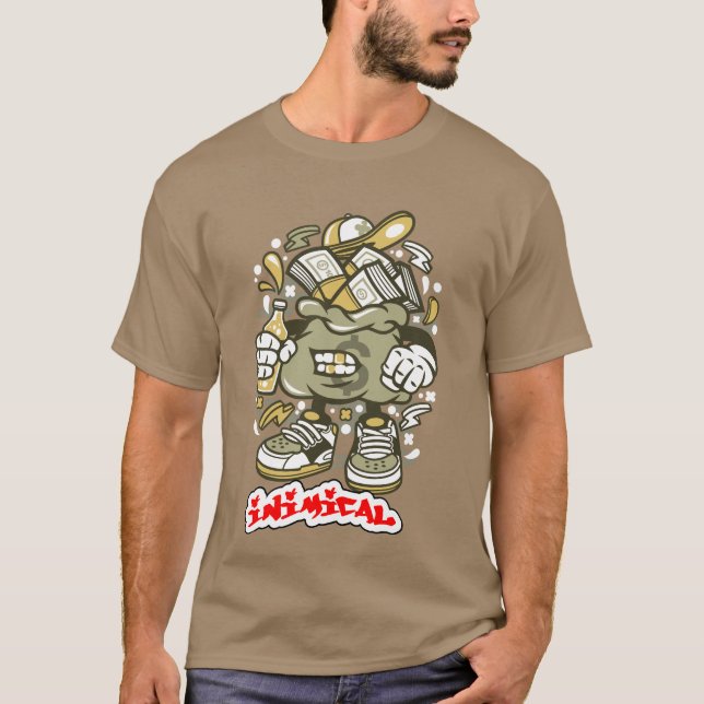 Inimiska Money Bags T Shirt (Framsida)