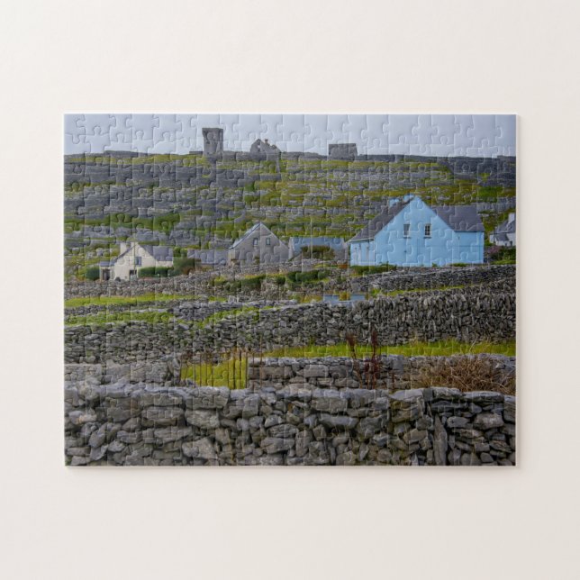 Inisheer Stenväggar Galway Irland. Pussel (Horisontell)
