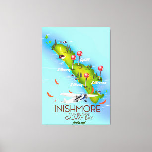 Inishmore Aran Islands Galway Bay Irland Canvastryck