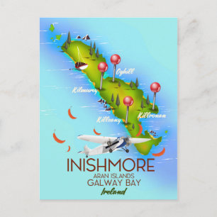 Inishmore Aran Islands Galway Bay Irland Vykort