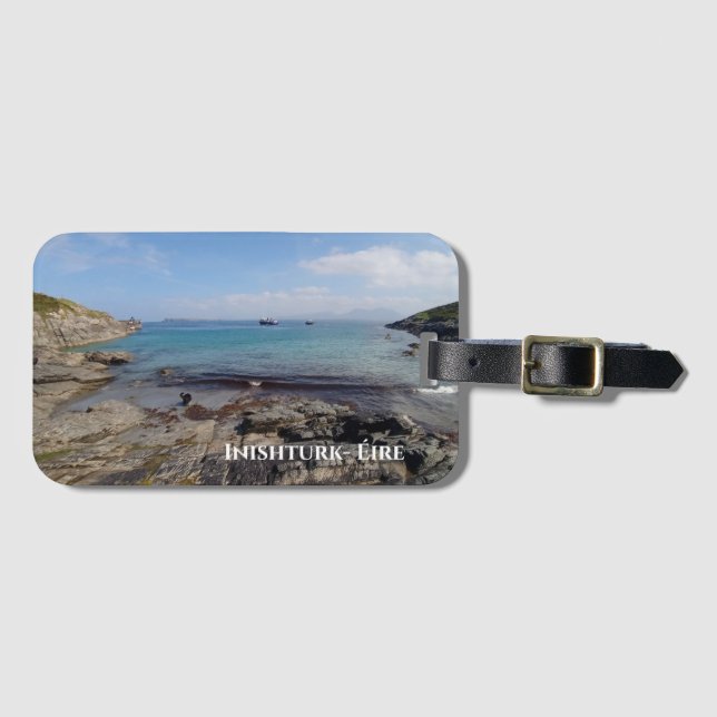 Inishturk Éire Luggage Tag Bagagebricka (Framsida horisontal)