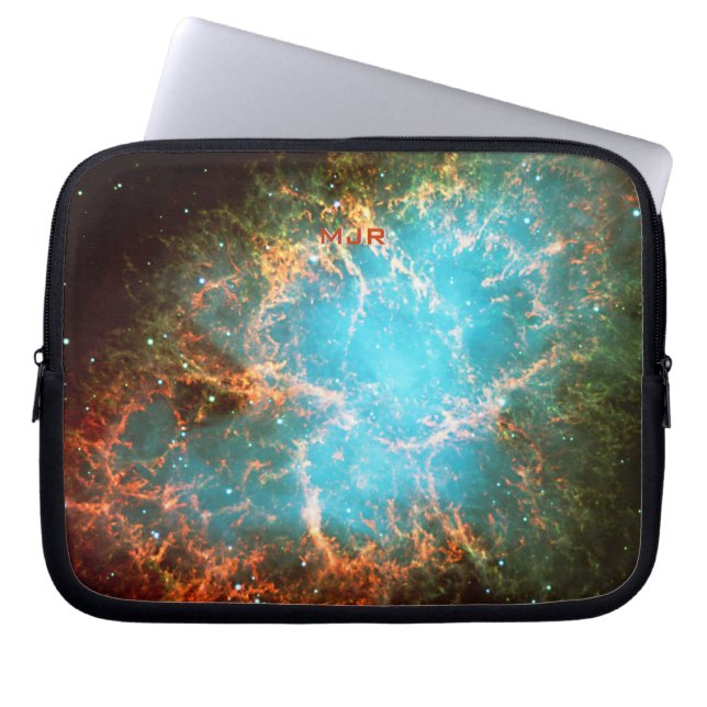 Initabled Crab Nebula in Taurus Laptop Sleeve (Framsidan)