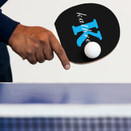 Initial Brev K Simple Monogram Modern Stil Pingisracket
