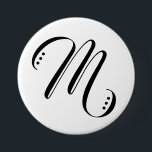 Initial Brev Monogram Modern Knapp<br><div class="desc">Initial Modern-knapp för Brev Monogram.</div>