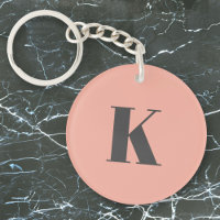 Initial Brev | Monogram Modern Snyggt Peach