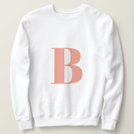 Initial Brev | Monogram Modern Snyggt Peach T Shirt