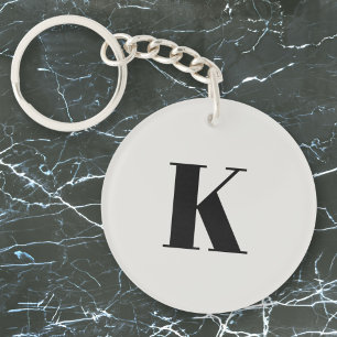 Initial Brev Monogram Modern Snyggt Trendig