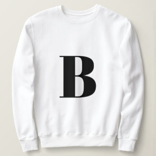 Initial Brev Monogram Modern Snyggt Trendig T Shirt