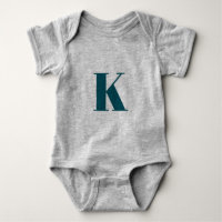 Initial Brev | Teal Monogram Modern Snyggt Coola