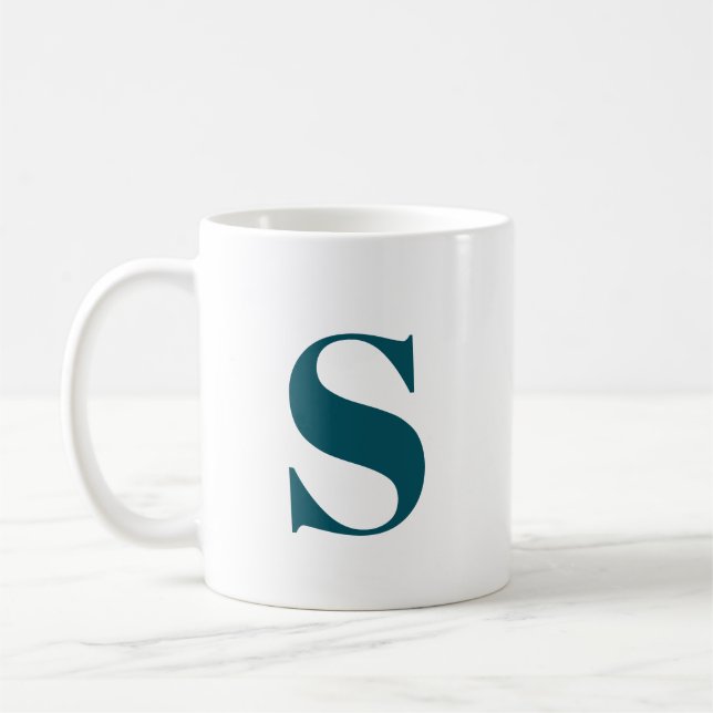 Initial Coola för Modern Snyggt i Brev Trendig Kaffemugg (Vänster)