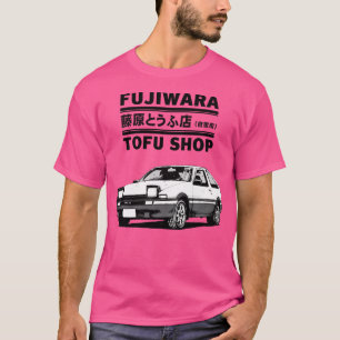 Initial D Fujiwara Tofu Shop Ae86 Manga T Shirt