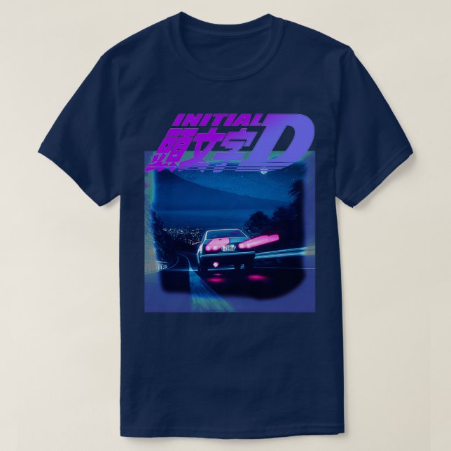 Initial D Neon AE86 T Shirt (Design framsida)