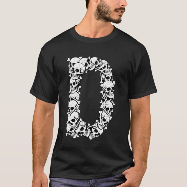 Initial D Stor Bokstav Rollig Halloween Kostym S T Shirt (Framsida)