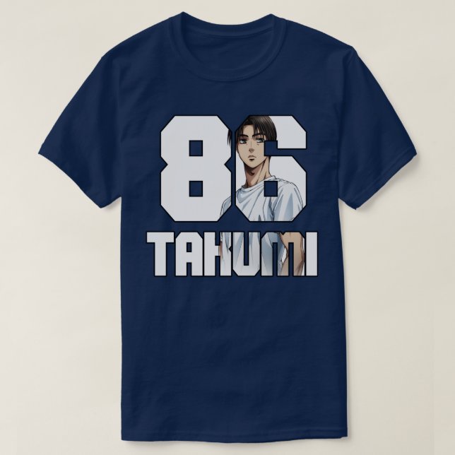 Initial D Takumi Fujiwara AE86 2 T Shirt (Design framsida)