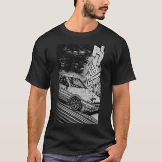 Initial D Toyota AE86 Driving Premium T-Shirt