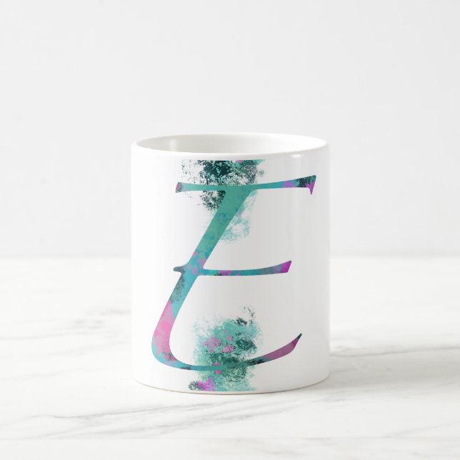 initial E mug Kaffemugg (Center)