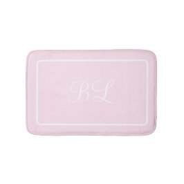 Initial eller namn rosa-badmat badrumsmatta