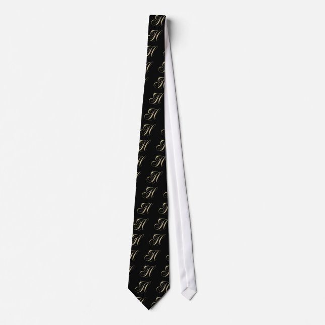 Initial gåva för guld- brevH-Monogram Slips (Framsida)