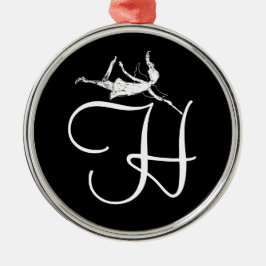 Initial konstfe: H Julgransprydnad Metall