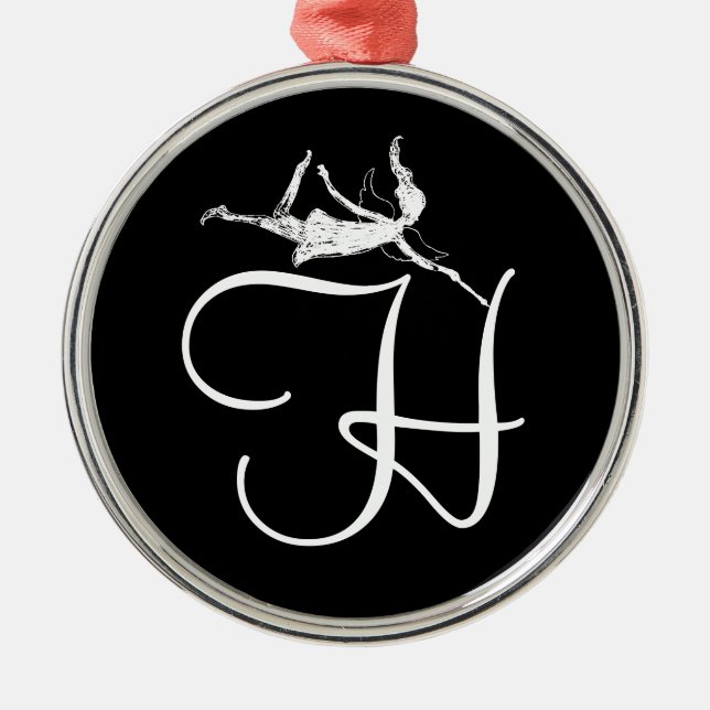 Initial konstfe: H Julgransprydnad Metall (Framsidan)