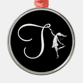 Initial konstfe: T Julgransprydnad Metall