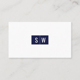 Initial Logotyp - minimalt, modern, liten flotta Visitkort