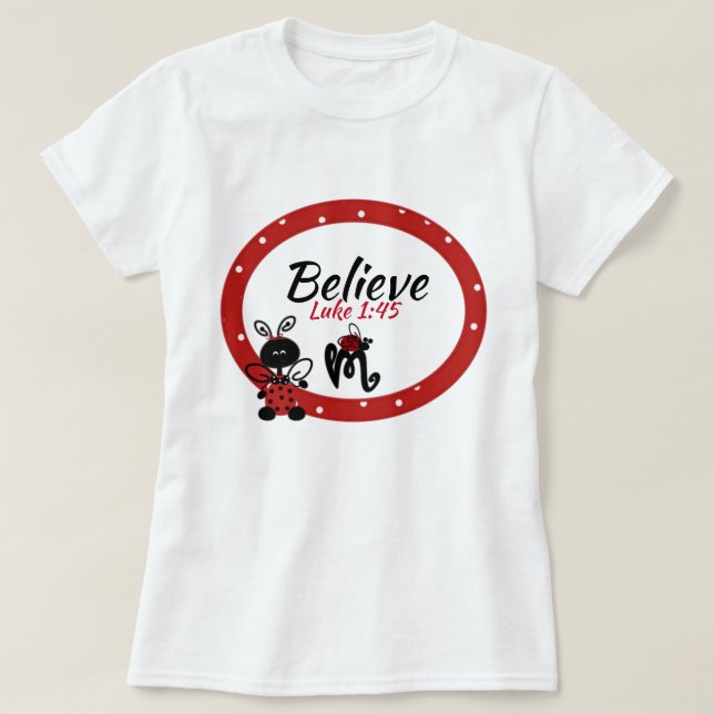 Initial M/Scripture -Women's Hanes Nano T-Shirt (Design framsida)