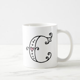 Initial Monogrammugg - C Kaffemugg