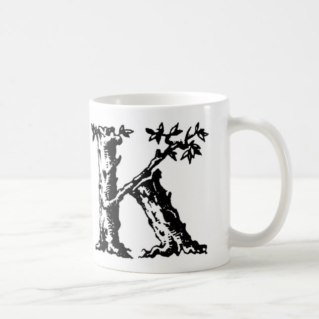 Initial mugg - brev 'K (Höger)
