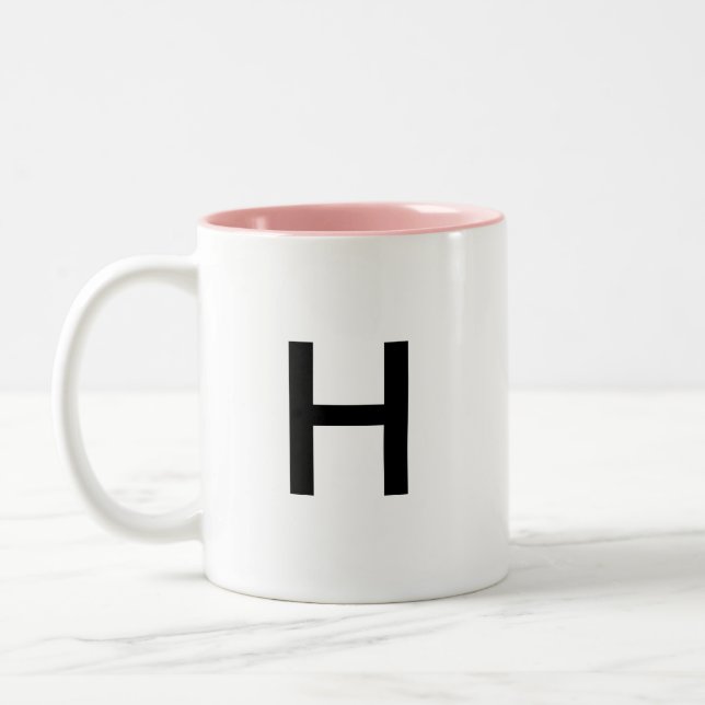 Initial mugg för brev "H" (Vänster)