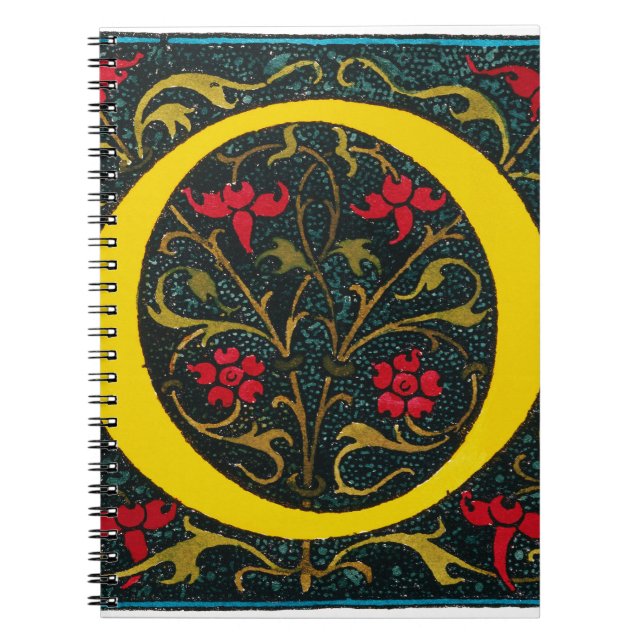 INITIAL NOLLA, 1520. ANTECKNINGSBOK MED SPIRAL (Framsidan)