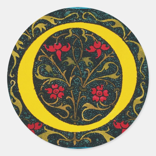 INITIAL O, 1520. RUNT KLISTERMÄRKE (Framsida)