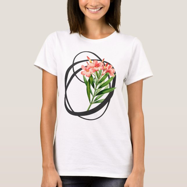 Initial O, Vintage Oleander T-Shirt (Framsida)